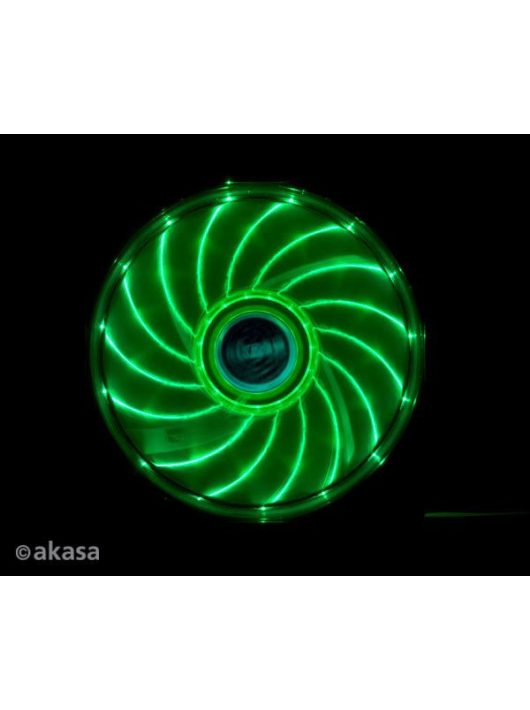 Akasa Vegas Green LED 12cm Case Fan