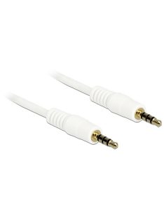   DeLock Cable Stereo Jack 3.5 mm 4 pin male > male 2m White