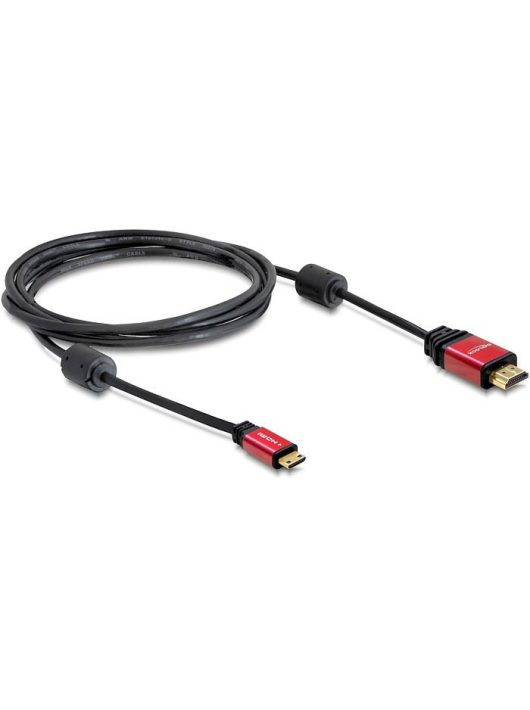 DeLock Cable High Speed HDMI with Ethernet - HDMI A male > HDMI Mini-C male 4K 5m