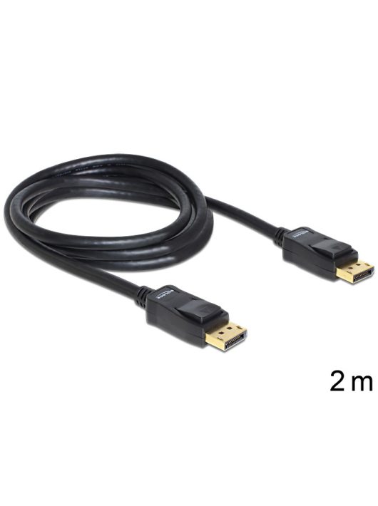 DeLock Cable Displayport 1.2 male > Displayport male 4K 2m