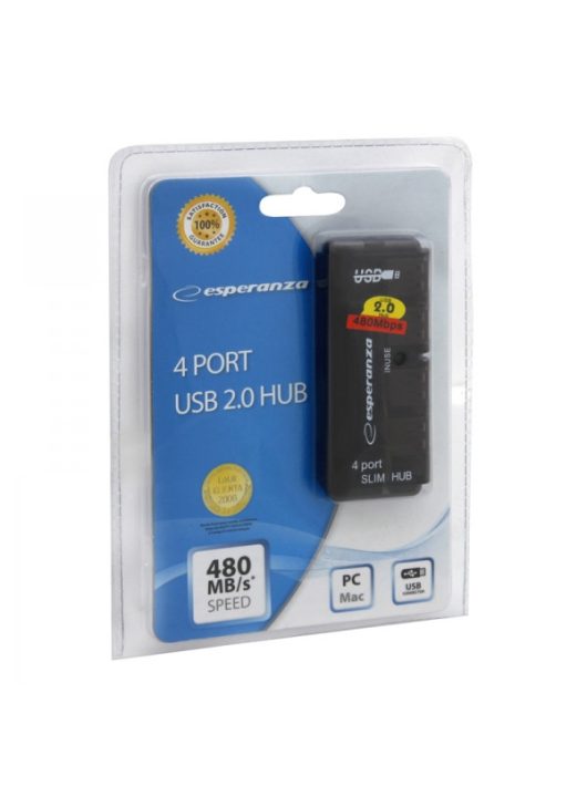 Esperanza 4-portos USB2.0 HUB