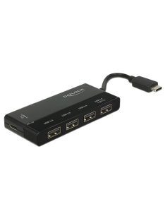   DeLock External USB 3.1 Gen 1 Hub USB Type-C > 4xUSB Type-A + 1xUSB Type-C PD