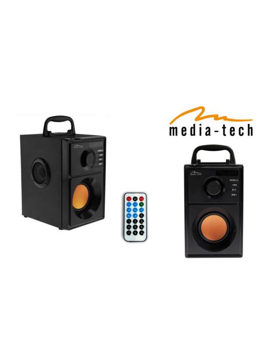 Media-Tech MT3145 BoomBox BT Bluetooth hangszóró Black