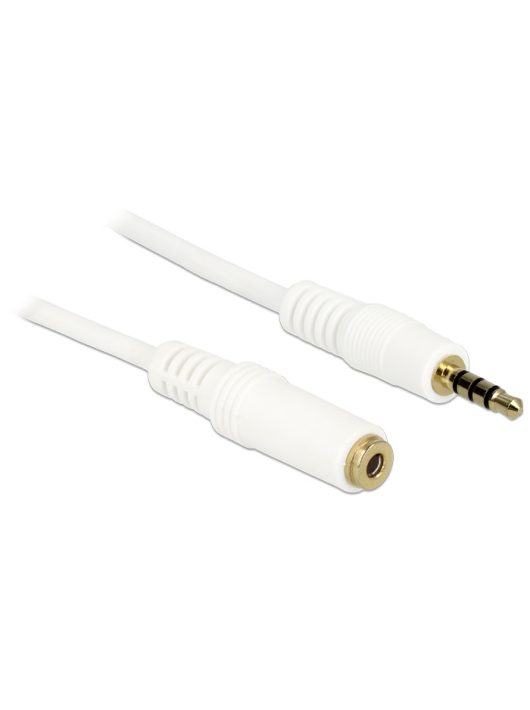 DeLock Extension Cable Audio Stereo Jack 3.5 mm male / female IPhone 4 pin 1m