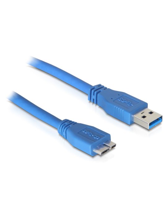 DeLock Cable USB 3.0 type-A male > USB 3.0 type Micro-B male 5m Blue