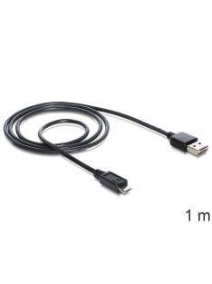   DeLock Cable EASY-USB 2.0 Type-A male > USB 2.0 Type Micro-B male 1m Black