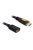 DeLock High Speed HDMI with Ethernet ? HDMI A male > HDMI A female Extension Cable 3m Black