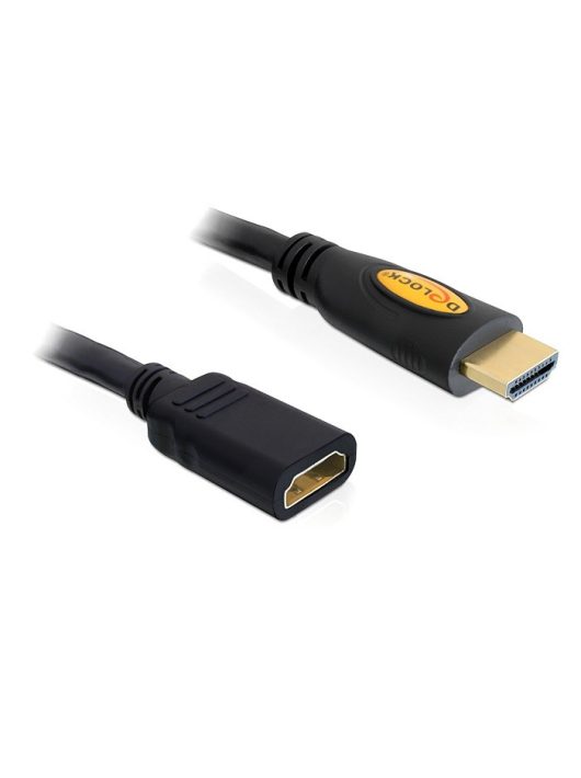 DeLock High Speed HDMI with Ethernet ? HDMI A male > HDMI A female Extension Cable 3m Black