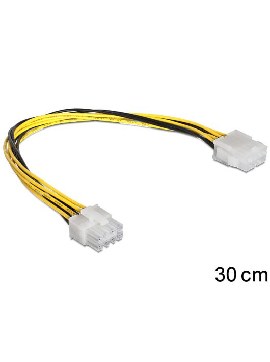 DeLock Extension Cable Power 8 pin EPS male > female 0,3m