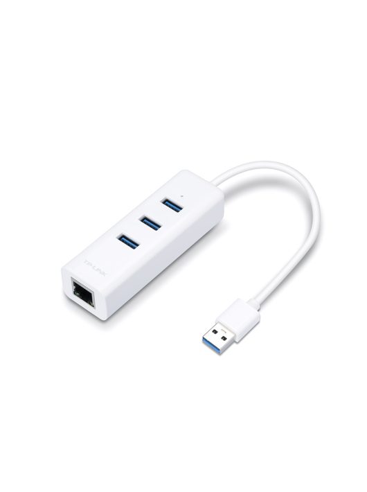 TP-Link UE330 3-Port Hub & Gigabit Ethernet Adapter 2 in 1 USB Adapter 