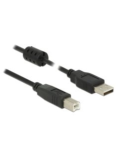   DeLock USB2.0 Type-A male > USB2.0 Type-B male cable 1m Black