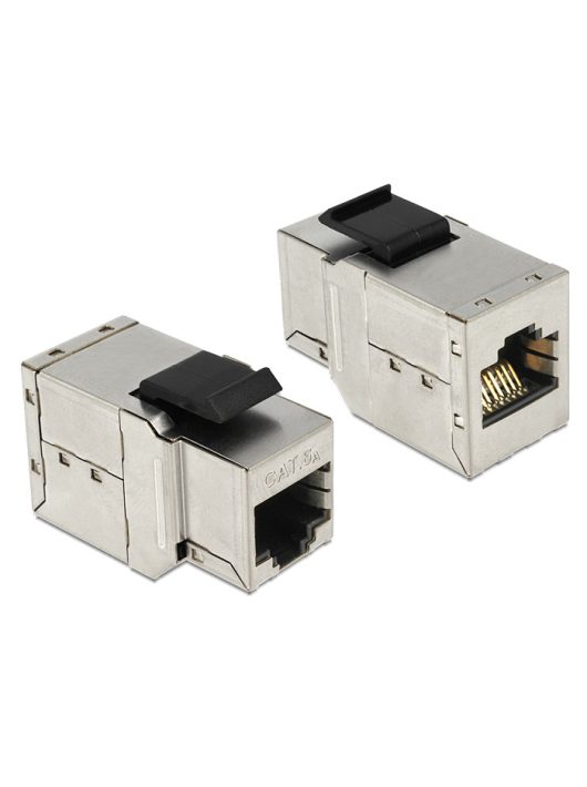 DeLock Keystone modul, RJ45-aljzat > RJ45-aljzat, Cat.6A