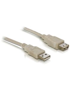 DeLock Cable USB 2.0 extension A/A 3m Grey