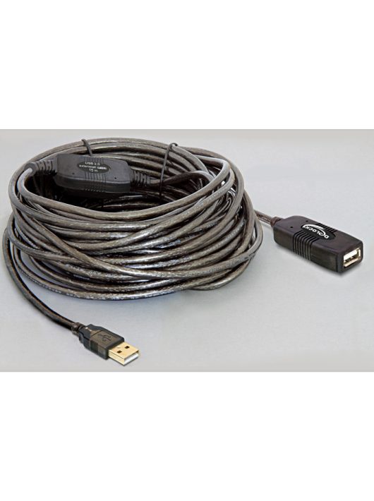 DeLock Cable USB 2.0 Extension active 15m