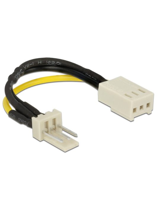 DeLock Power Cable 3 pin male > 3 pin female (fan) 8cm ? Reduction of rotation speed