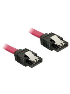   DeLock Cable SATA 6 Gb/s male straight > SATA male straight 30cm Red Metal