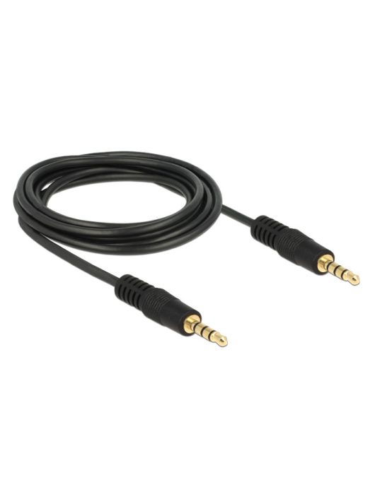 DeLock Cable Stereo Jack 3.5 mm 4 pin male > male 3m