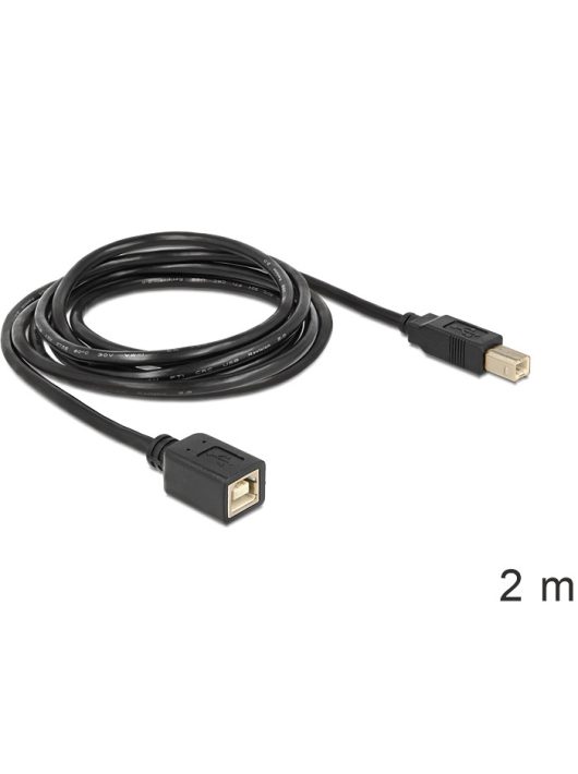 DeLock Extension Cable USB 2.0 B male > B female 2m