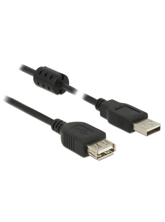 DeLock Extension cable USB 2.0 Type-A male > USB 2.0 Type-A female 1m Black