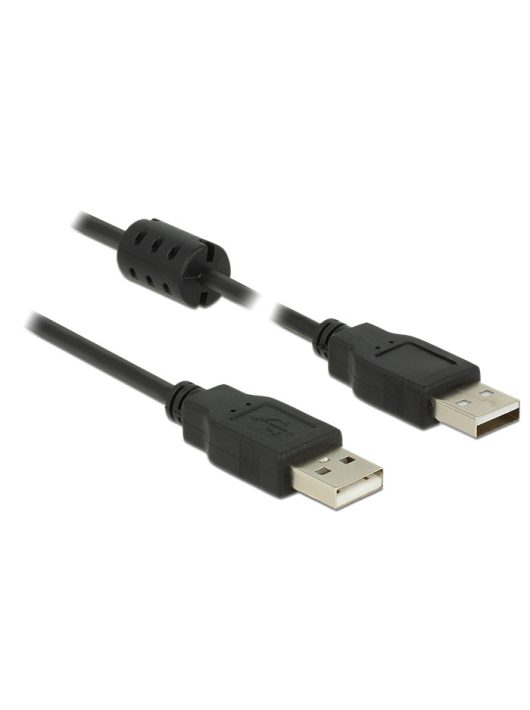 DeLock Cable USB 2.0 Type-A male > USB 2.0 Type-A male 1m Black