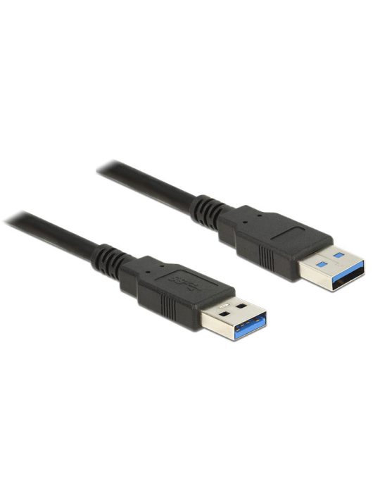 DeLock Cable USB 3.0 Type-A male > USB 3.0 Type-A male 0,5m Black