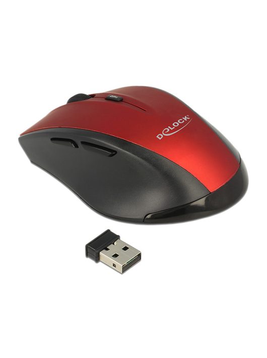 DeLock Ergonomic optical 5-button mouse 2.4 GHz wireless