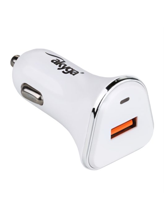 Akyga AK-CH-07 USB Adapter 12-24V/5V/3A 1USB White