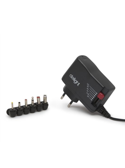 Delight Univerzális adapter 2,5A Black