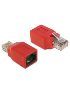 DeLock RJ45 Crossover Adapter male > jack