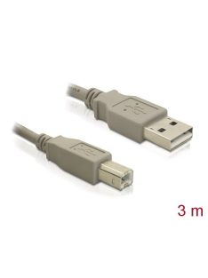 DeLock Cable USB 2.0 Type-A male > USB 2.0 Type-B male 3m