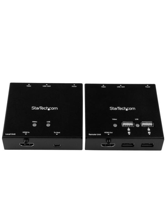 Startech HDMI over CAT6 Extender with 4-port USB Hub 50m 1080p