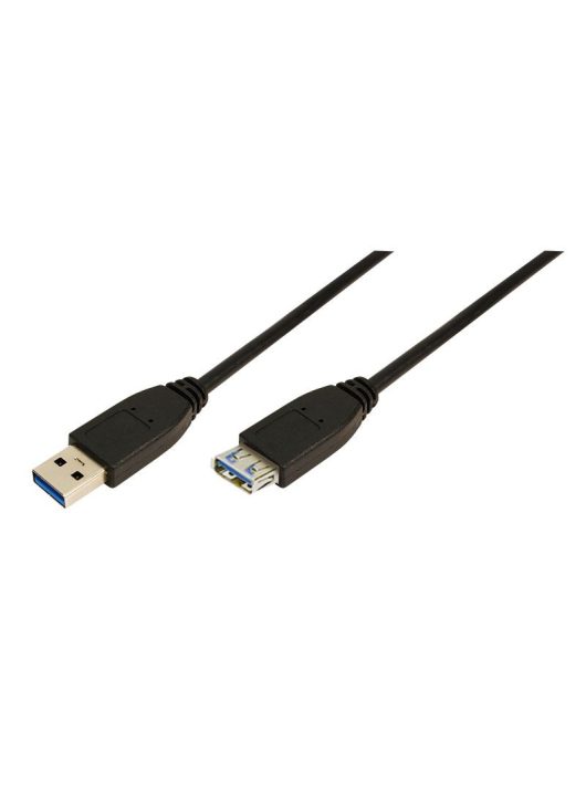 Logilink USB3.0 A-A male/female cable 2m Black