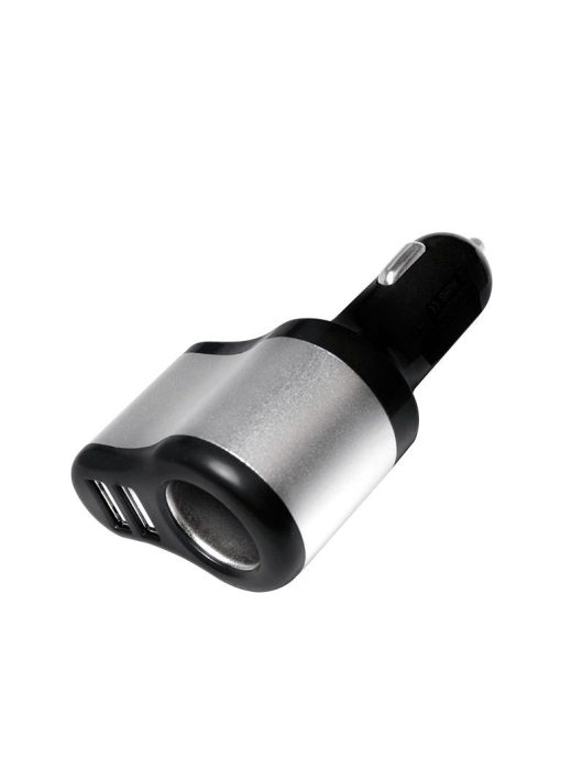 Logilink USB Car Charger 2xUSB ports + 1xCigarette Socket 150W