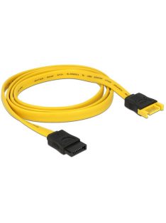   DeLock SATA 6 Gb/s plug > SATA receptacle 100cm Extension cable Yellow