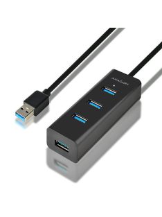 AXAGON HUE-S2B USB3.0 Charging Hub Black