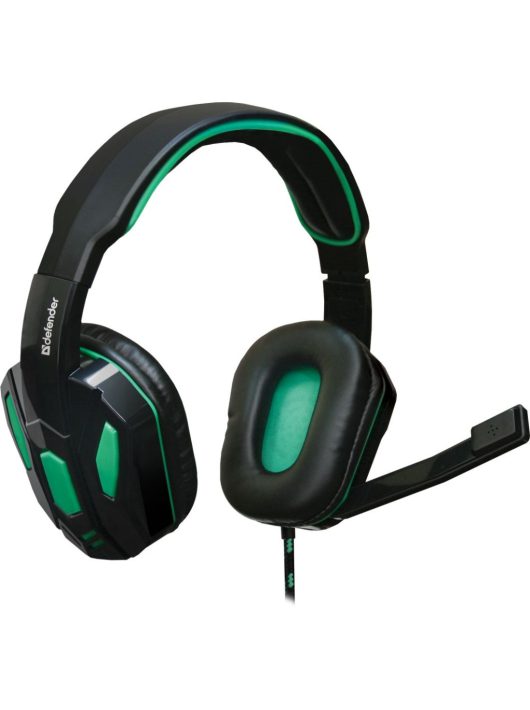 Defender Warhead G-275 Gaming headset Black/Green