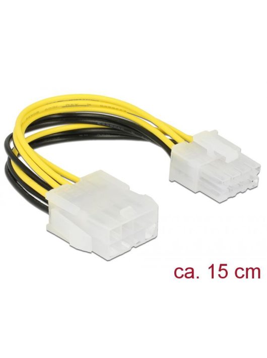 DeLock Extension Cable Power supply 8 pin EPS male > female 15cm