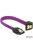 DeLock SATA cable 6Gb/s 10cm down/straight metal Premium Purple