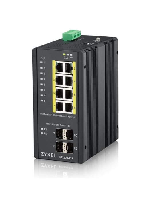 ZyXEL RGS200-12P GbE Managed PoE Switch