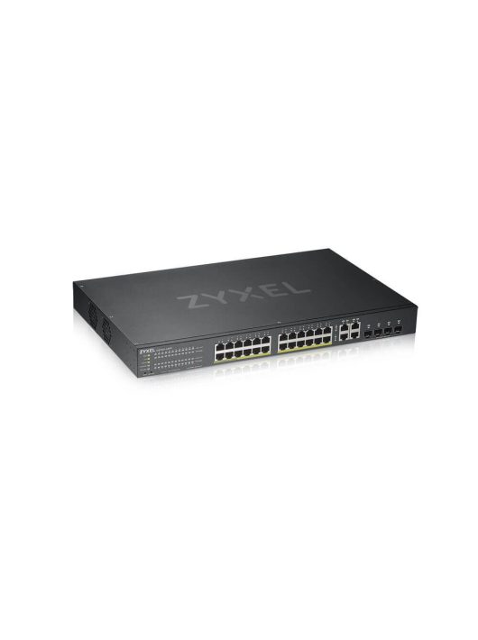 ZyXEL GS1920-24HPV2 28port GbE LAN L2 PoE menedzselhető switch