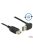 DeLock Extension cable EASY-USB 2.0 Type-A male angled up / down > USB 2.0 Type-A female 1m Black