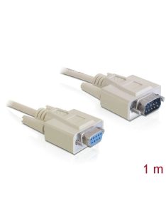   DeLock Serial RS-232 Sub-D9 male > RS-232 Sub-D9 female extension Cable 1m Grey