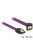 DeLock SATA cable 6 Gb/s 50 cm down / straight metal purple Premium