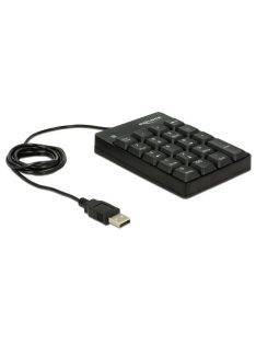 DeLock USB Key Pad 19 keys Black