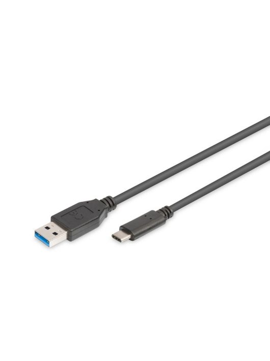 Assmann USB Type-C connection cable type C to A M/M 1m Black