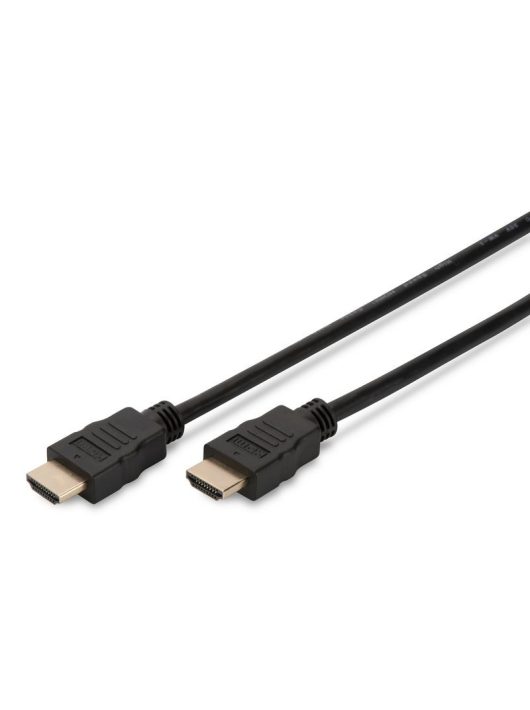 Assmann HDMI High Speed Ethernet connection cable type A M/M 1m Black