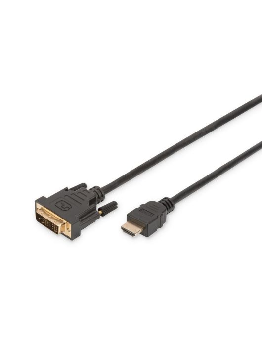 Assmann HDMI adapter cable type A-DVI-D (Single Link) (18+1) M/M 2m Black