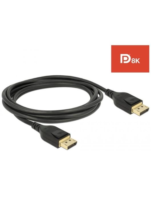 DeLock DisplayPort cable 8K 60 Hz 2m DP 8K certified