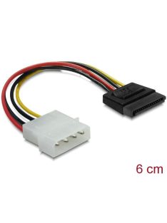 DeLock Power SATA HDD > 4pin male straight cable