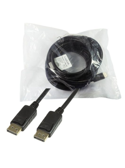 Logilink DisplayPort 1.2 connection cable 4K 2K/60Hz 10m Black